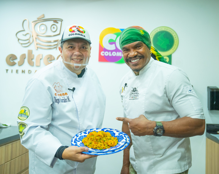 Chefs Rey Guerrero y Diego Marciales